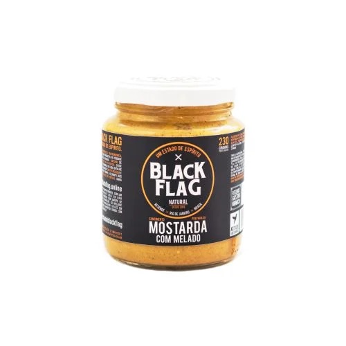 Mostarda c/melado Black Flag - 230 gr.