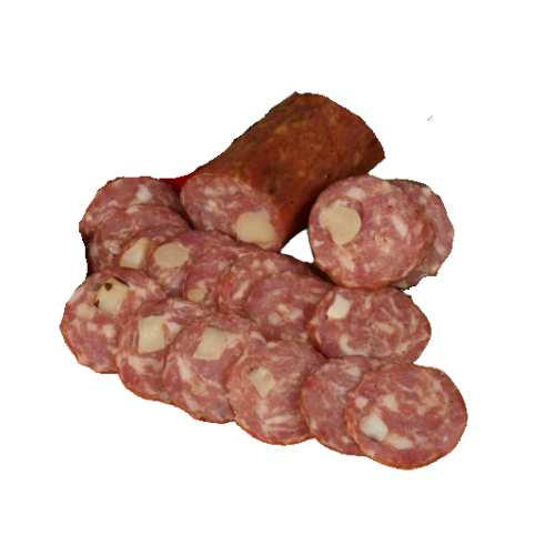 Salame c/azeitona e queijo – Salumeria prima arte – peso aprox.. 320 g.