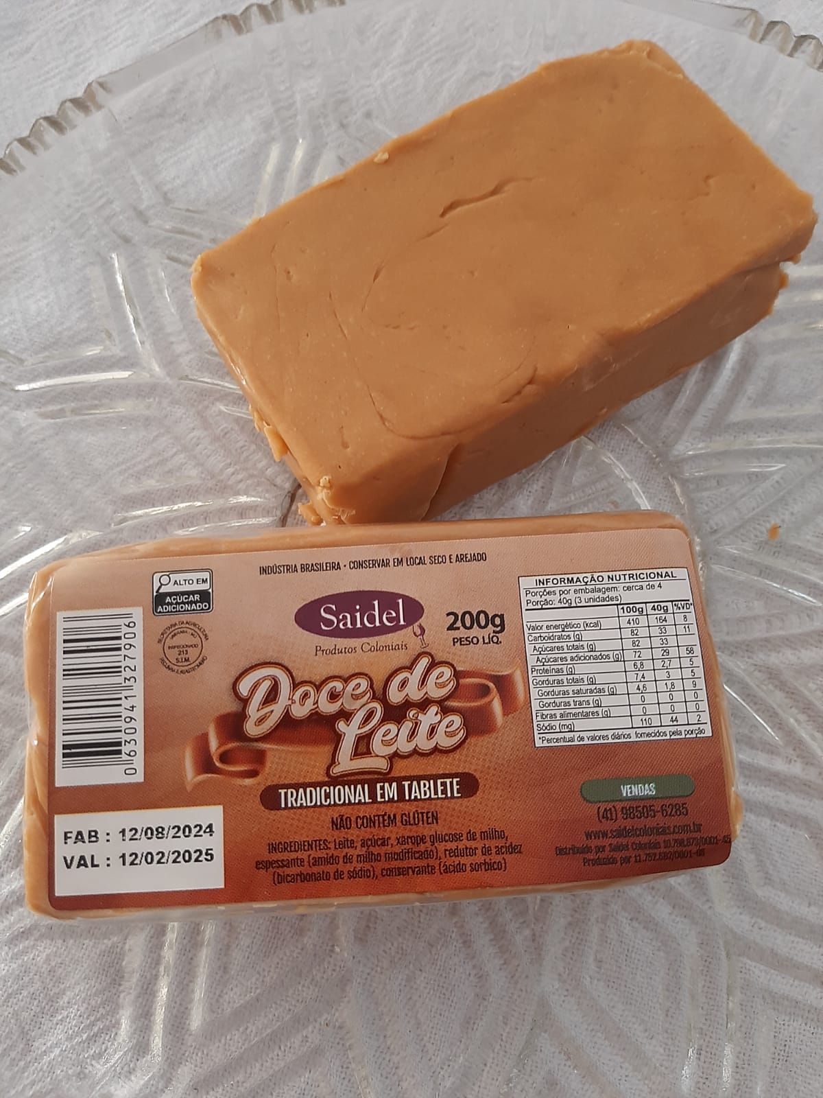 Doce de Leite Saidel - 200g.