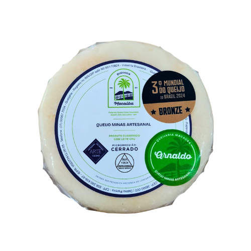 Queijo minas artesanal Macaúba - 400 Gr.